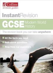 Cover of: GCSE Modern World History (Instant Revision)