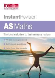 Cover of: AS Maths (Instant Revision) by Jenny Sharp, Stewart Townend