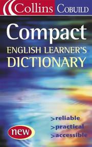 Cover of: Compact English Dictionary (Collins Cobuild)