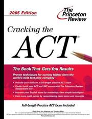 Cover of: Cracking the ACT