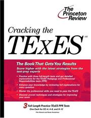 Cover of: Cracking the TExES by Princeton Review