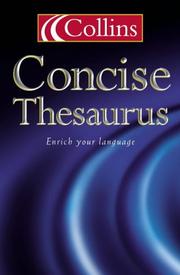 Cover of: Collins Desktop Thesaurus A-Z