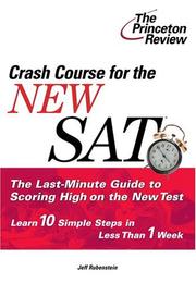 Cover of: Crash Course for the New SAT