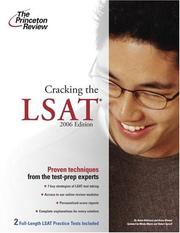 Cover of: Cracking the LSAT, 2006
