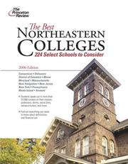 Cover of: Best Northeastern Colleges, 2006: 224 Select Schoools to Consider (College Admissions Guides)