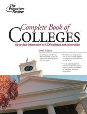 Cover of: Complete Book of Colleges, 2006 (College Admissions Guides)