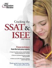 Cover of: Cracking the SSAT & ISEE, 2006 by Princeton Review