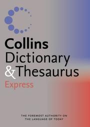 Cover of: Collins Express Dictionary and Thesaurus (Dictionary) by 