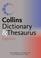 Cover of: Collins Express Dictionary and Thesaurus (Dictionary)