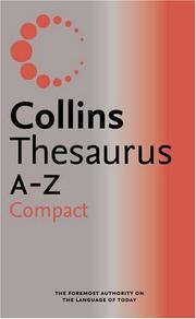 Cover of: Collins Compact Thesaurus A-Z