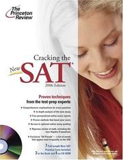Cover of: Cracking the NEW SAT with CD-ROM, 2006 by Princeton Review
