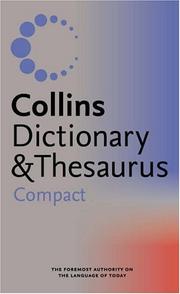 Cover of: Collins Compact Dictionary and Thesaurus