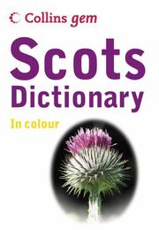 Cover of: Scots Dictionary (Collins GEM) by 