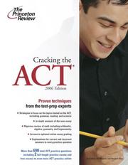 Cover of: Cracking the ACT