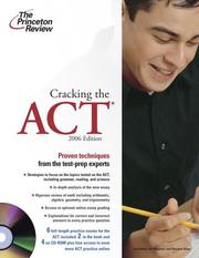 Cover of: Cracking the ACT with Sample Tests on CD-ROM