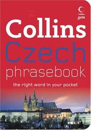 Collins Czech phrasebook by Collins (Firm : London, England), Collins UK