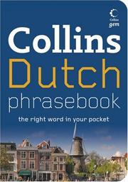 Collins Dutch phrasebook by Collins (Firm : London, England), Collins UK