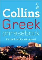 Collins Greek phrasebook by HarperCollins (Firm), Collins UK