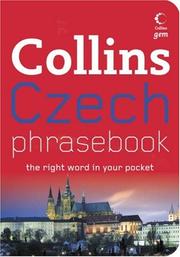 Cover of Collins Czech Phrasebook CD Pack by Collins UK