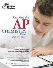 Cover of: Cracking the AP Chemistry Exam by Princeton Review, Paul Foglino