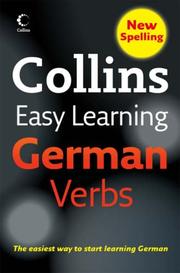 Cover of: Collins Easy Learning German Verbs (Easy Learning)