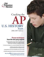 Cover of: Cracking the AP U.S. History Exam by Princeton Review