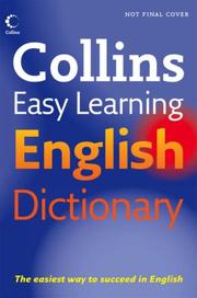 Cover of: Collins Easy Learning English Dictionary (Collins Easy)