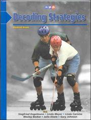 Cover of: SRA Decoding Strategies (Decoding B2) (Student Book) by Siegfried Engelmann, Linda Meyer, Linda Carnine, Wesley Becker, Julie Eisele