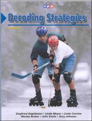 Cover of: Corrective Reading Decoding Level B2 Workbook by Engelmann