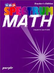 Cover of: Spectrum Mathematics - Purple Book, Level 8 - Teacher