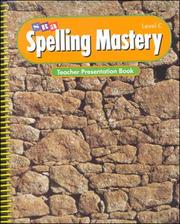 Cover of: Spelling Mastery Level C Teachers Presentation Book by Siegfried Engelmann