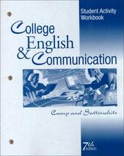 Cover of: College English and Communication Student Activity Workbook