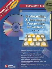 Cover of: Word 97 to accompany Keyboarding and Document Processing for Windows: Home Version