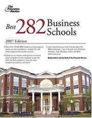 Cover of: The Best 282 Business Schools, 2007 (Graduate School Admissions Gui)