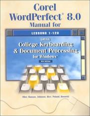 Cover of: College Keyboarding and Document Processing for Windows