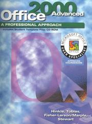 Cover of: A Professional Approach Series: Office 2000 Advanced Course Student Edition (Professional Approach)