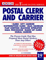 Cover of: Postal Clerk and Carrier by E.P. Steinberg