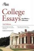 Cover of: College Essays That Made a Difference, 2nd Edition (College Admissions Guides) | Princeton Review