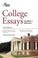 Cover of: College Essays That Made a Difference, 2nd Edition (College Admissions Guides)