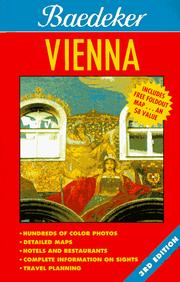 Cover of: Baedeker's Vienna (3rd ed)