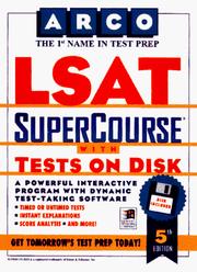 Cover of: Lsat Supercourse, With Tests on Disk by Thomas H. Martinson