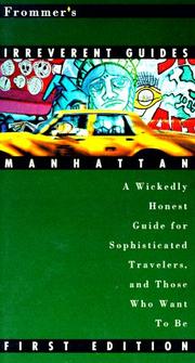 Cover of: Frommer's Irreverent Guide: Manhattan
