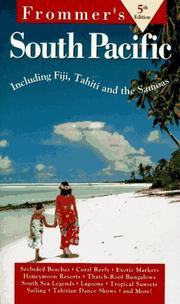 Cover of: Frommer's South Pacific