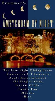 Cover of: Frommer's Amsterdam by Night (Frommer's By-Night Amsterdam)