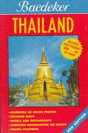 Cover of: Baedeker Thailand (Baedeker's Thailand)