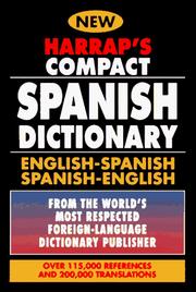 Cover of: Harrap's Compact Spanish Dictionary: English/Spanish Spanish/English