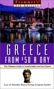 Cover of: Frommers Greece from $50 a Day