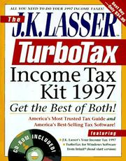 Cover of: The J.K. Lasser's Your Income Tax 1997 : Get the Best of Both America's Most Trusted Tax Guide and America's Best (FOR TAX YEAR 1996)
