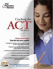 Cover of: Cracking the ACT with DVD