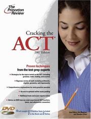 Cover of: Cracking the ACT with DVD by Princeton Review